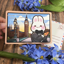 Load image into Gallery viewer, BunBun Pin Club May 2024 - England | Postcard