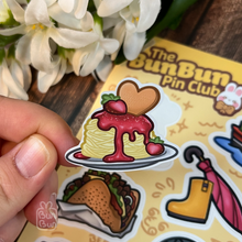 Load image into Gallery viewer, BunBun Pin Club January 2024 - Germany | Sticker Sheet