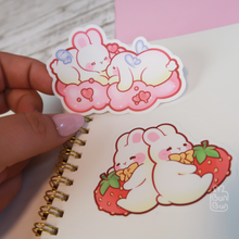 Lade das Bild in den Galerie-Viewer, Erdbeer Bun Stickerbuch | Stationery