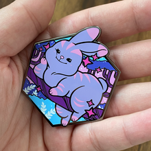 Load image into Gallery viewer, Cheshire Bun - BunBun in Wonderland | Enamel Pin
