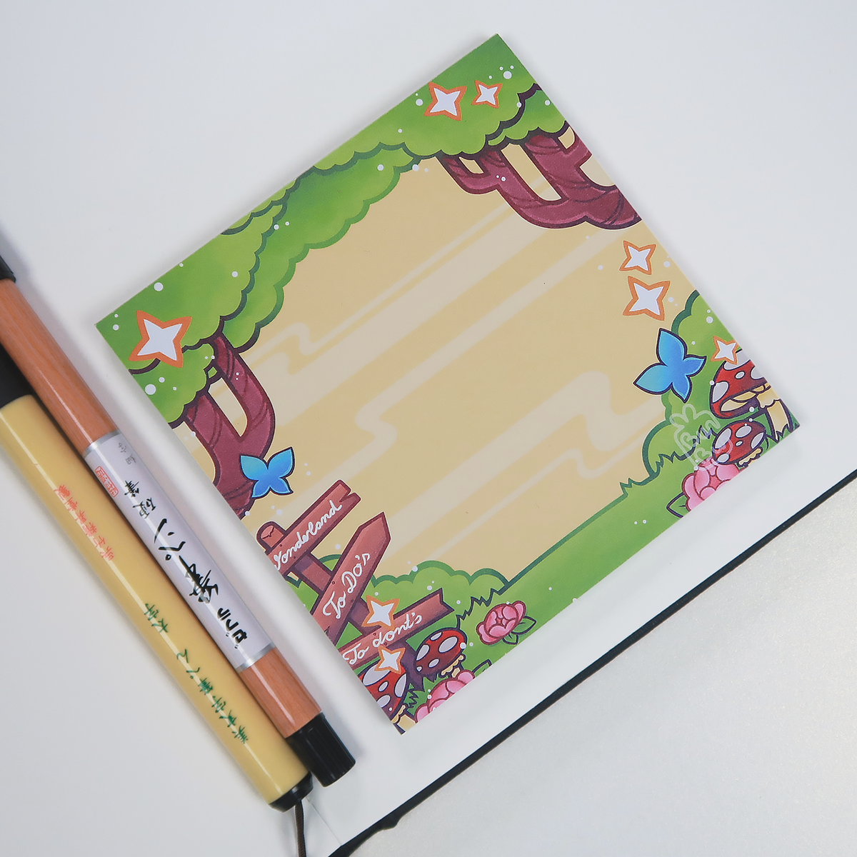 Wonderland Memo Pad Stationery