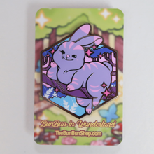 Load image into Gallery viewer, Cheshire Bun - BunBun in Wonderland | Enamel Pin
