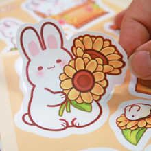 Lade das Bild in den Galerie-Viewer, Fröhliche Frühlings-Buns | Stickerbogen
