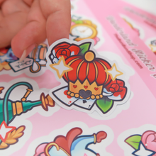 Lade das Bild in den Galerie-Viewer, Wunderland Stickerbogen - BunBun im Wunderland | Sticker-Kollektion