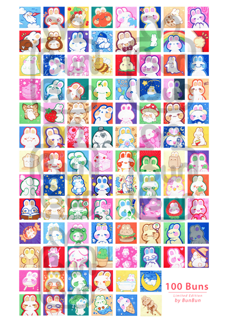100 Buns Poster - Limited Edition | Print