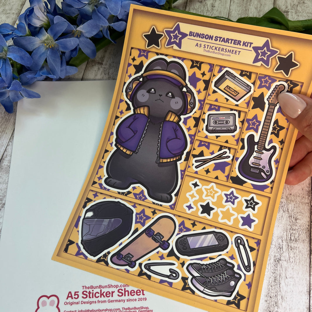 Cool Bunson Starter Kit - Sticker Sheet | Sticker