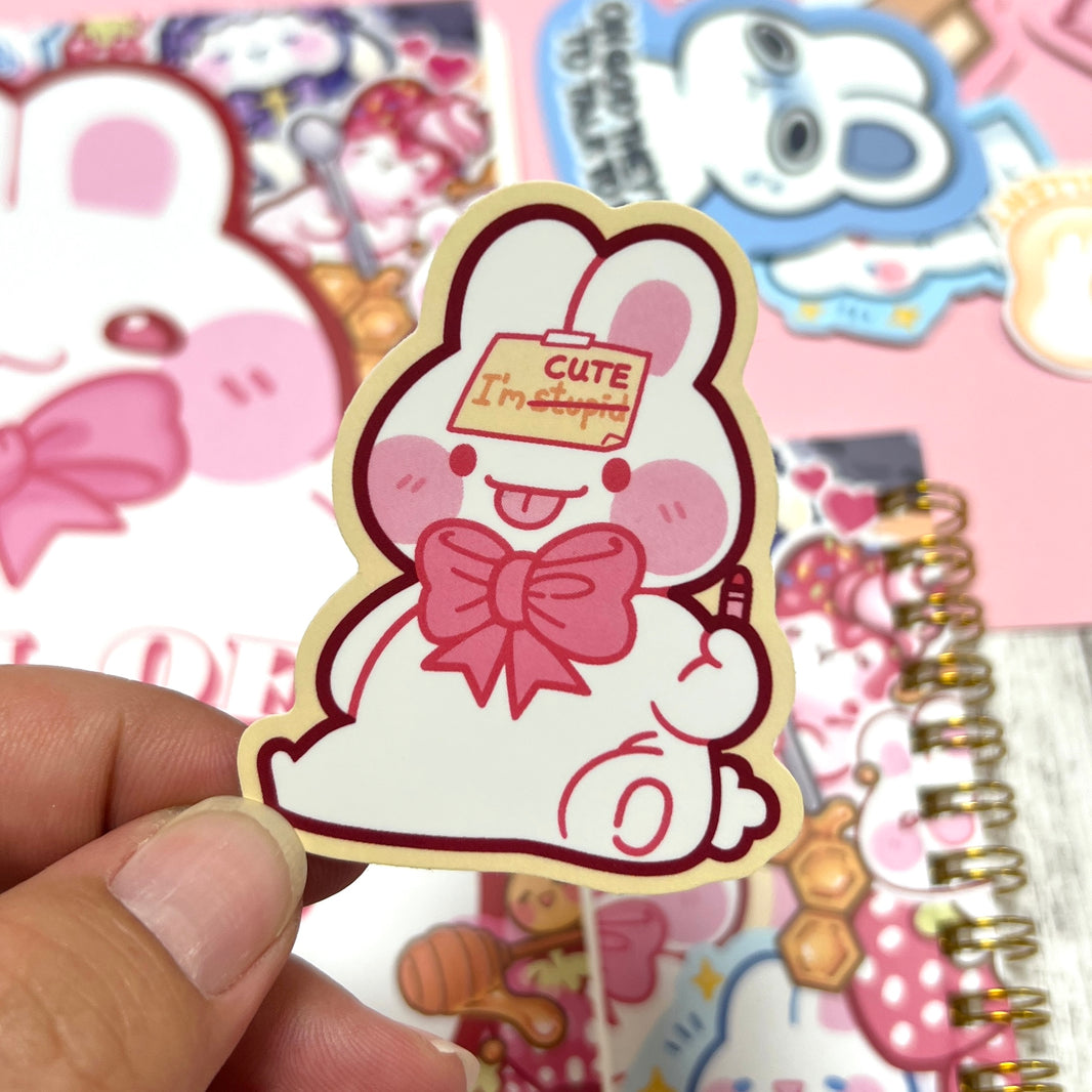 I'm S̶t̶u̶p̶i̶d̶ Cute | Sticker