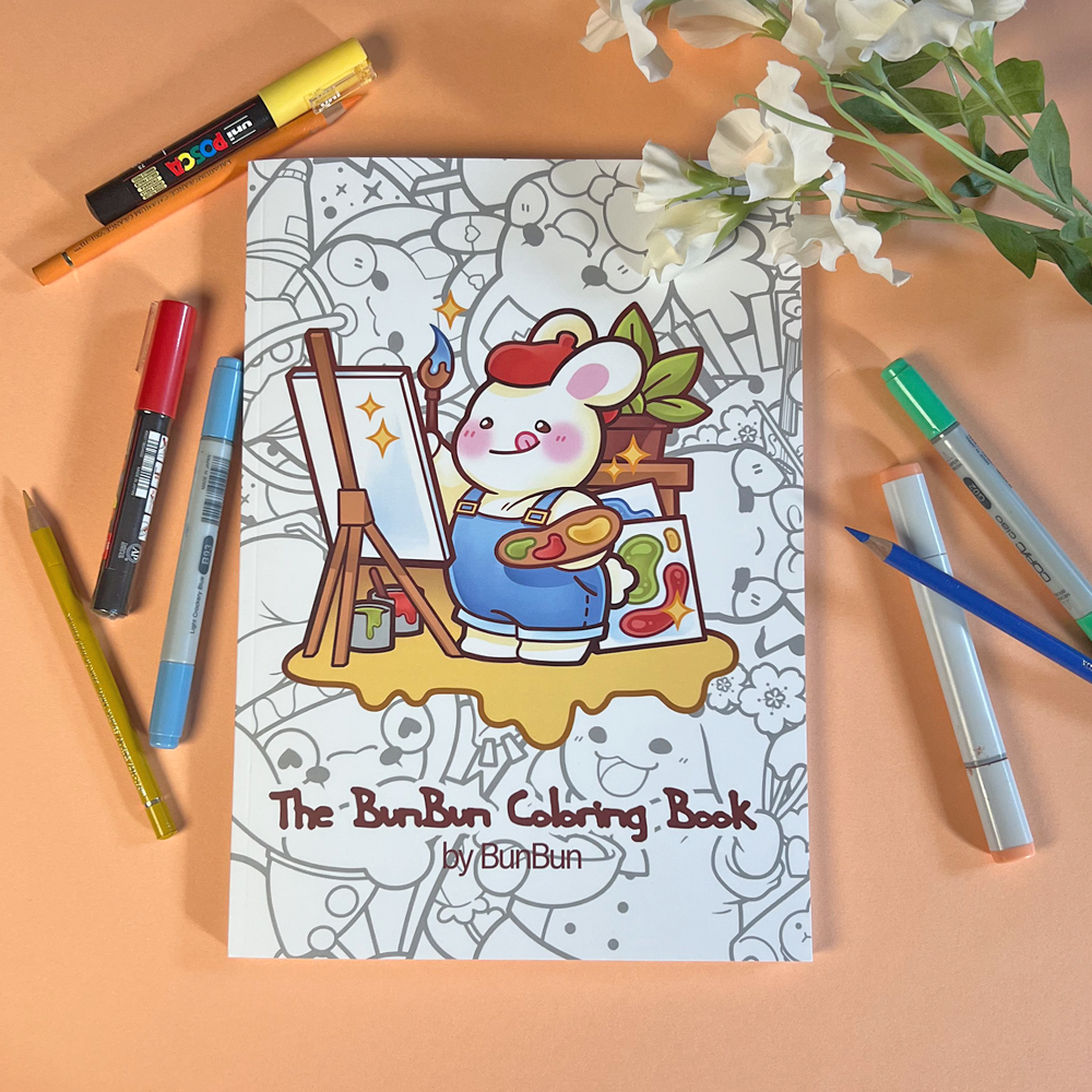 The BunBun Colouring Book - Buns with Jobs – TheBunBunShop