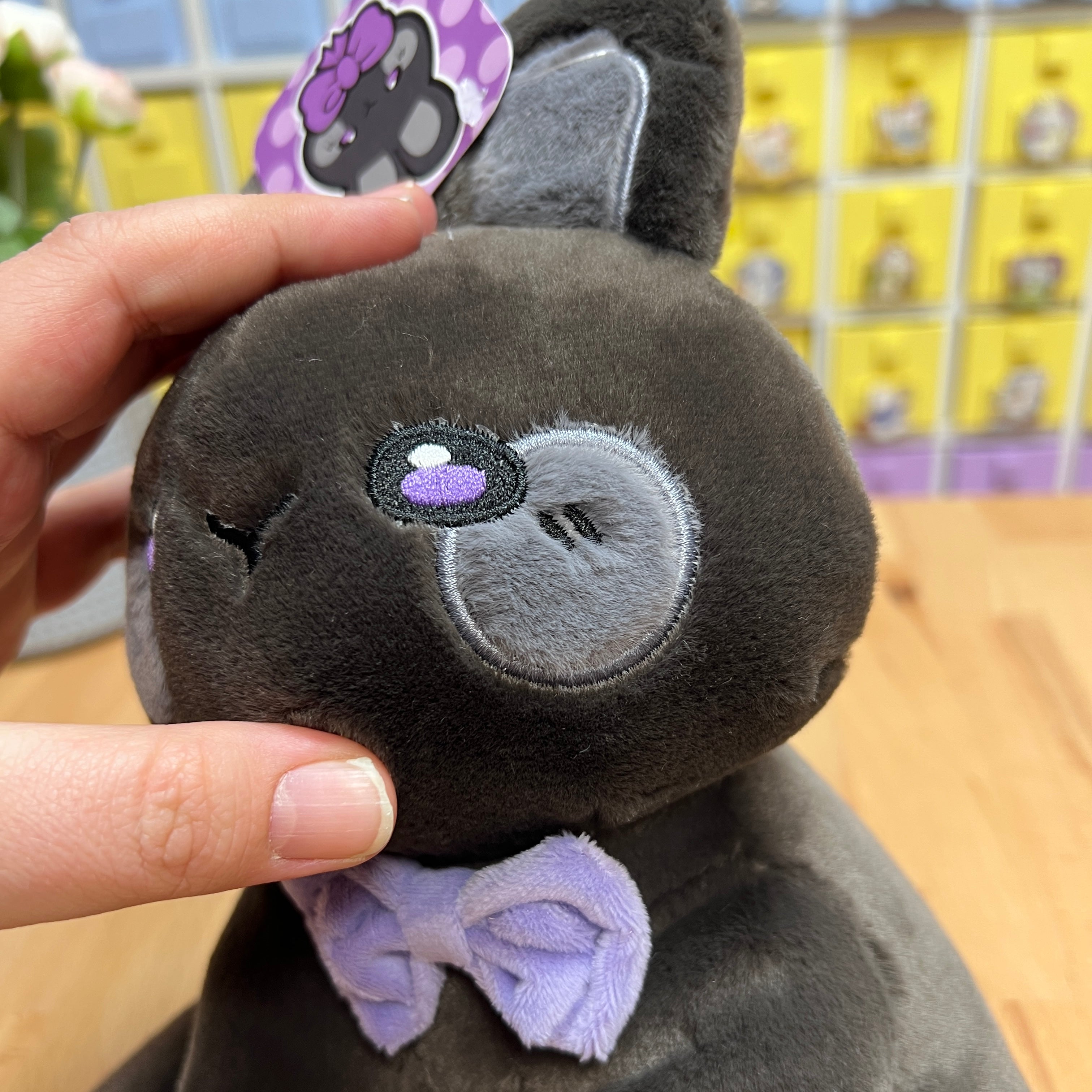 BunBun Plushie Black Bunson Makel Wange