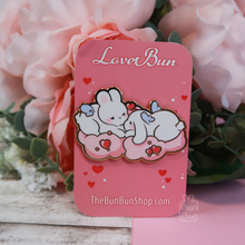 Load image into Gallery viewer, Cloud 9 Buns - Valentine Love Buns | Enamel Pin
