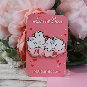 Cloud 9 Buns - Valentine Love Buns | Enamel Pin
