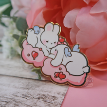 Load image into Gallery viewer, Cloud 9 Buns - Valentine Love Buns | Enamel Pin
