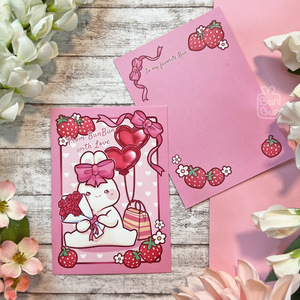 "From Bun with Love" - Valentinstag-Love Buns | Postkarte