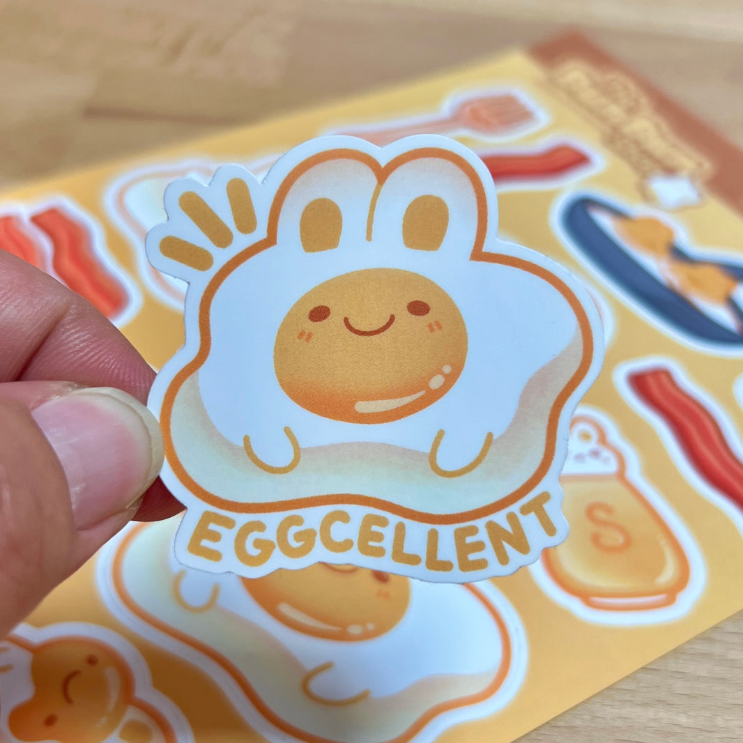 Eggcelent Bun | Sticker