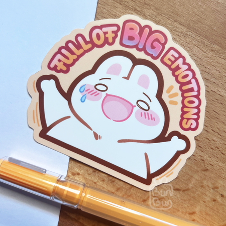 Full of Big Emotions | Sticker