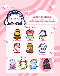 Gacha Buns Vol. 1 - Blind Bags | Enamel Pin