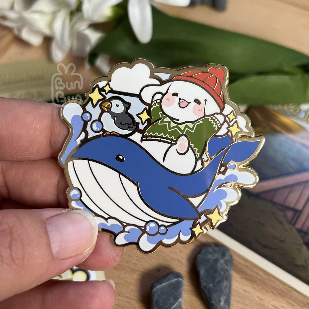 BunBun Pin Club April 2024 - Iceland | Enamel Pin