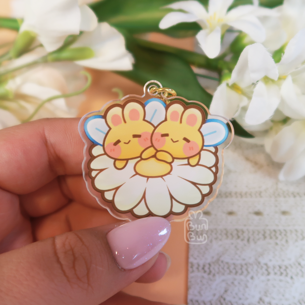 Twin Bumble Buns - Bumble Buns | Keychain