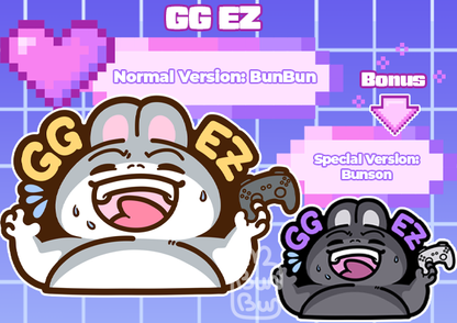 [Preorder] Gamer Buns Meme Collection | Enamel Pin