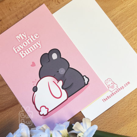My favorite Bunny | Postkarte