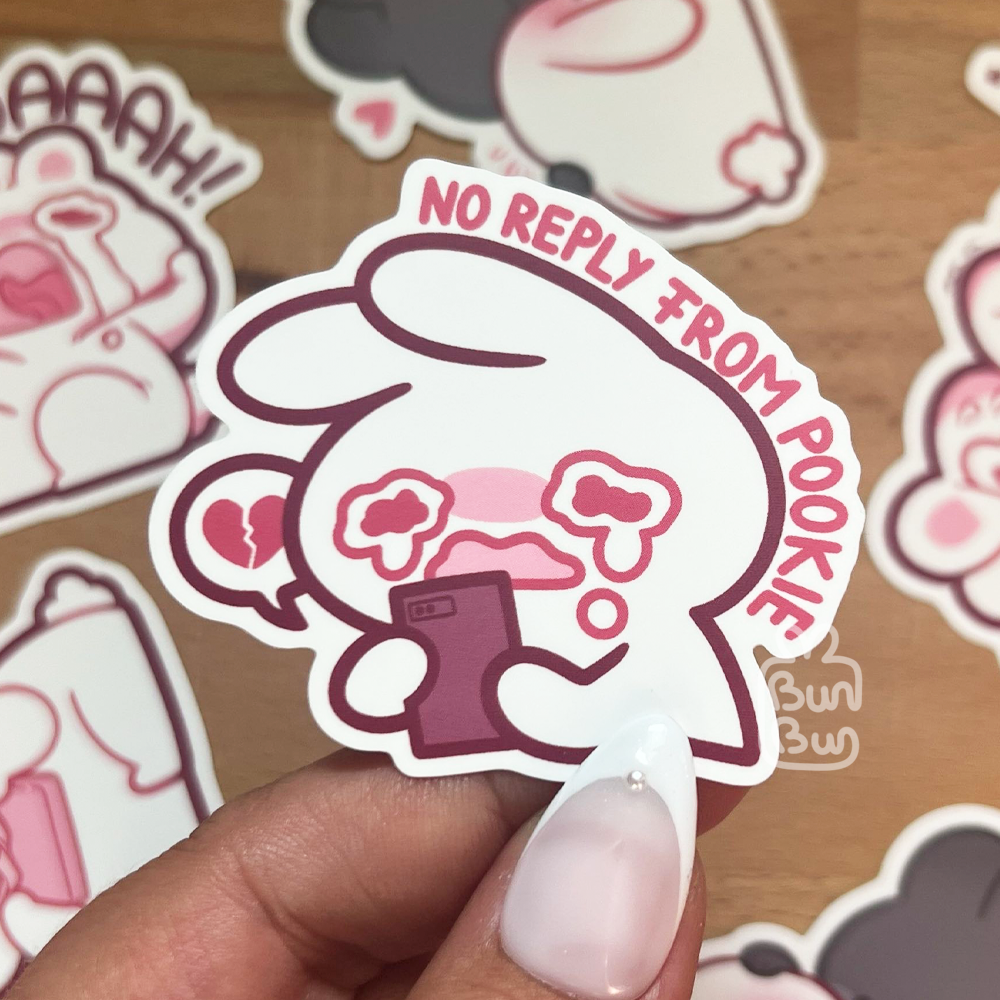 No reply from Pookie! | Sticker