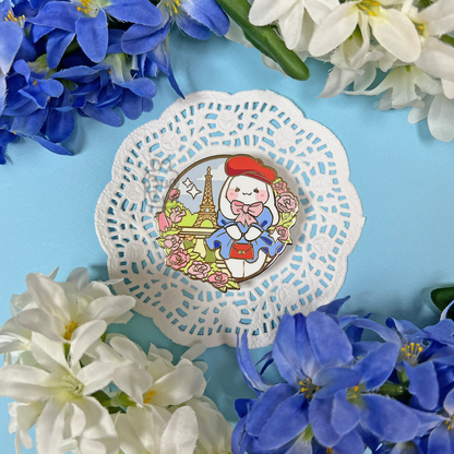 BunBun Pin Club February 2024 - France | Enamel Pin