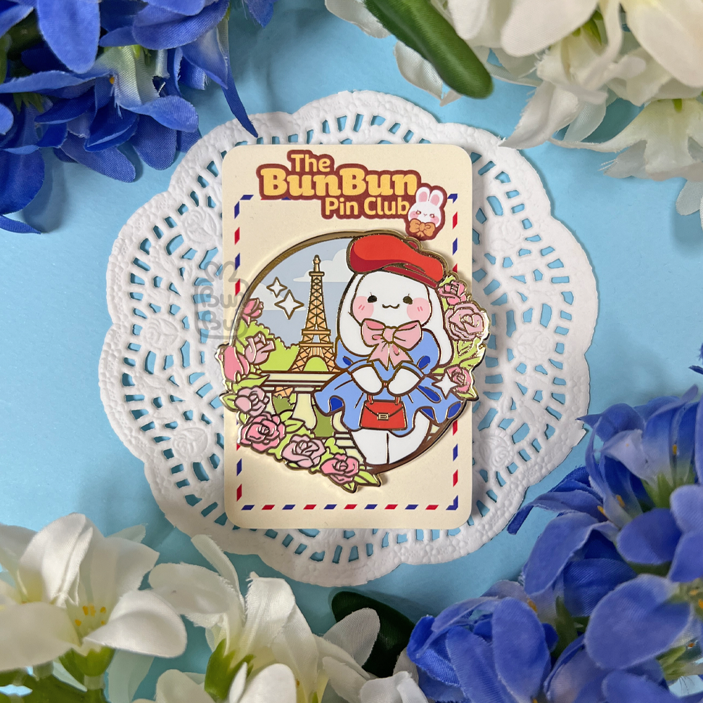 BunBun Pin Club February 2024 - France | Enamel Pin
