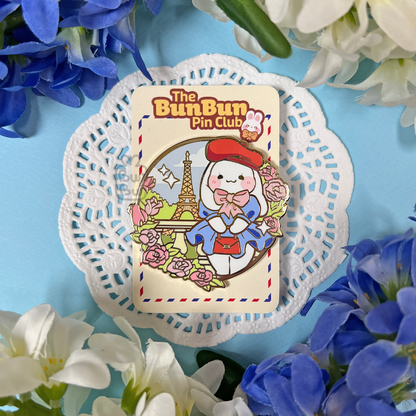 BunBun Pin Club February 2024 - France | Enamel Pin