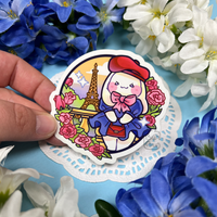BunBun Pin Club Februar - Frankreich | Sticker