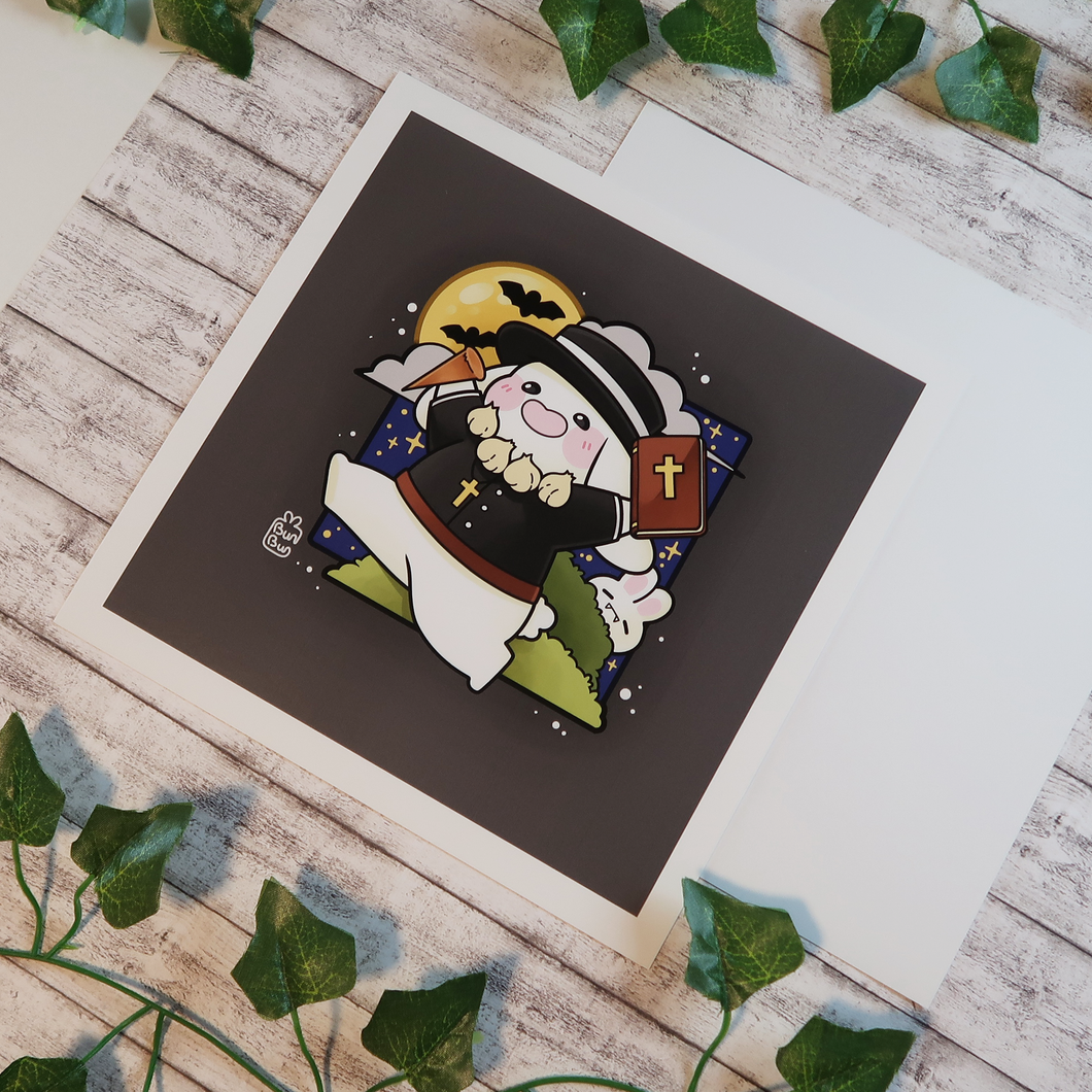 Vampire Hunter Bun - Buns with Jobs | Print