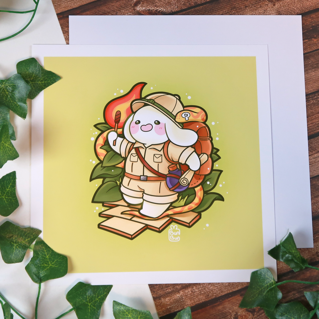 Abenteurer Bun - Buns mit Jobs | Print