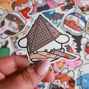 Pyramid Bun - Cosplay Buns | Sticker