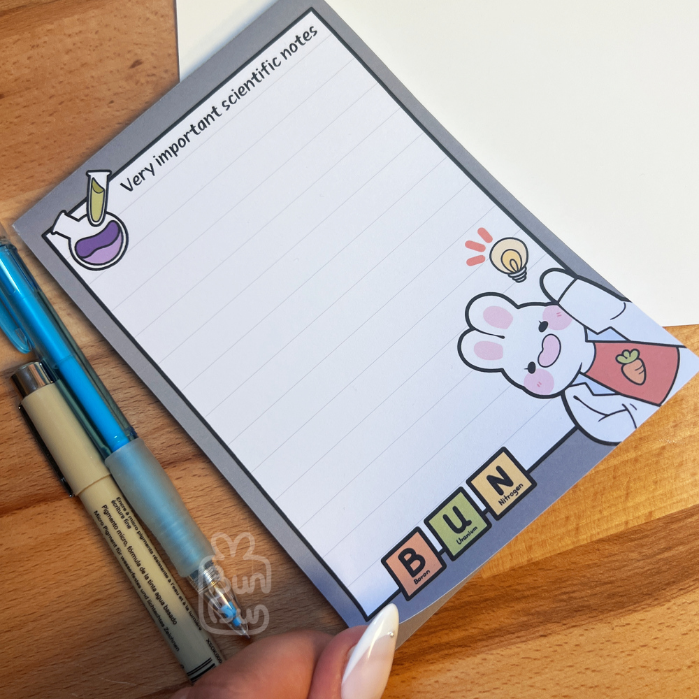 Scientist Bun - Buns with Jobs | Notepad