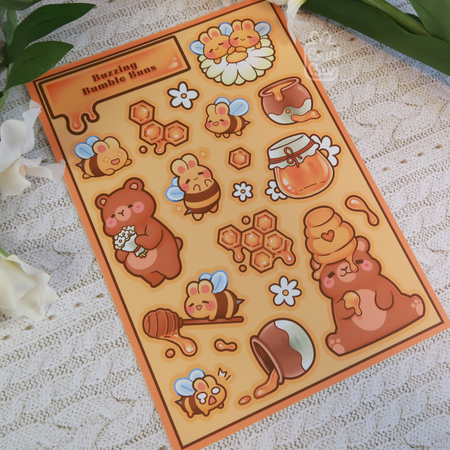Buzzing Bumble Buns - Bumble Buns | Sticker Sheet