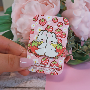 Strawberry Buns | Enamel Pin