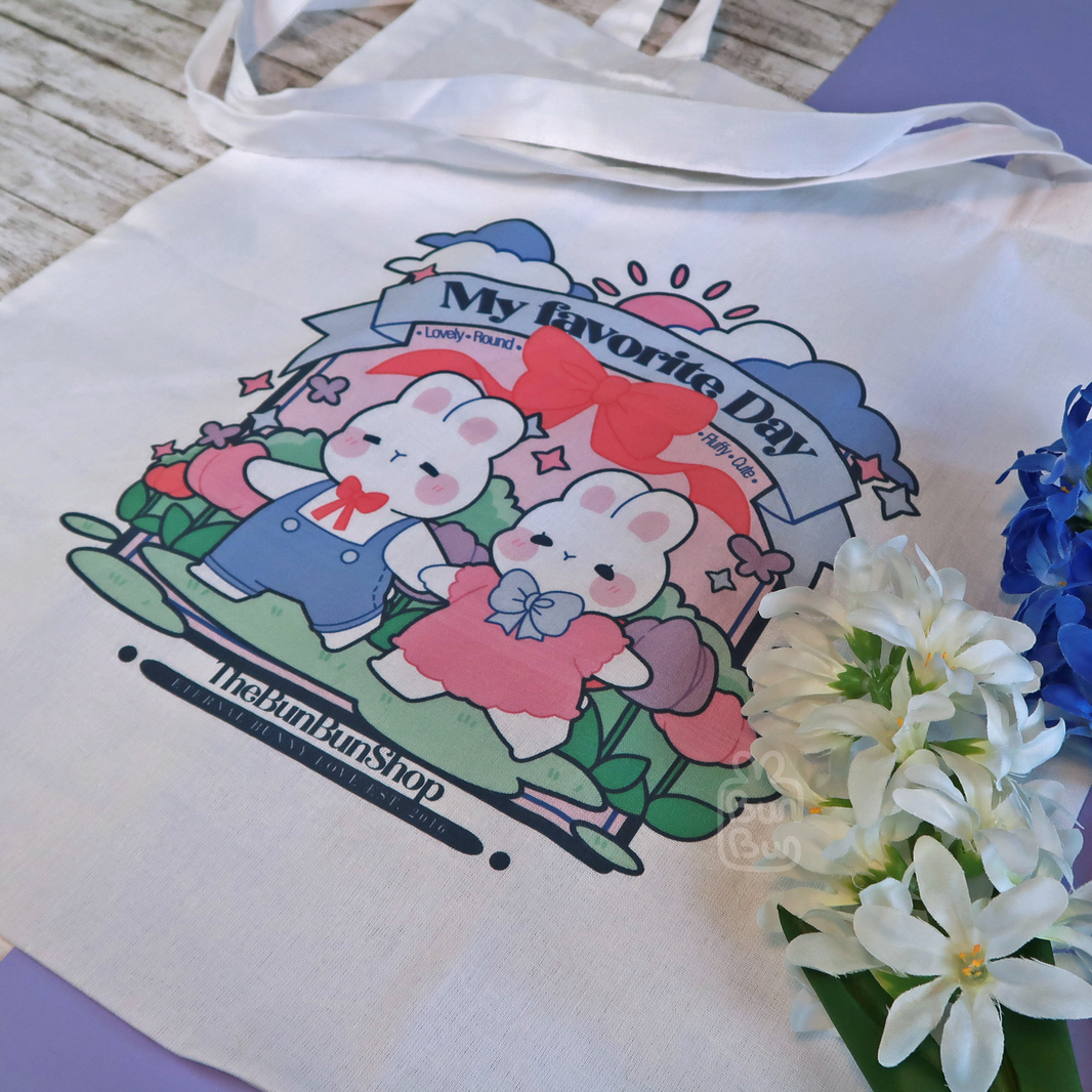 "My Favorite Day" Tote Bag - Spring Version | Fashion