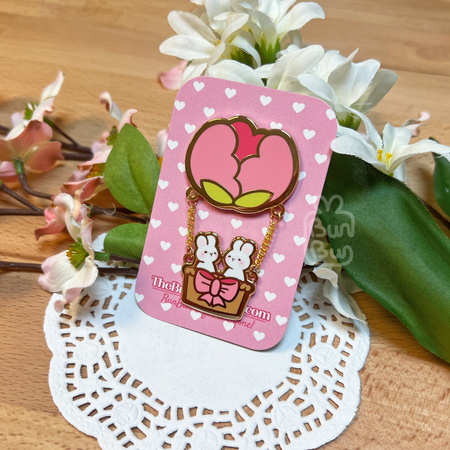 BunBuns Tulpen-Luftballon | Enamel Pin