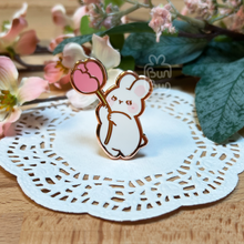 Load image into Gallery viewer, Tulip Buns | Enamel Pin
