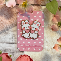 Zwei liebende Buns - Verliebte Buns | Enamel Pin