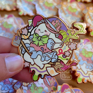 Artsy Witch Bun | Enamel Pin