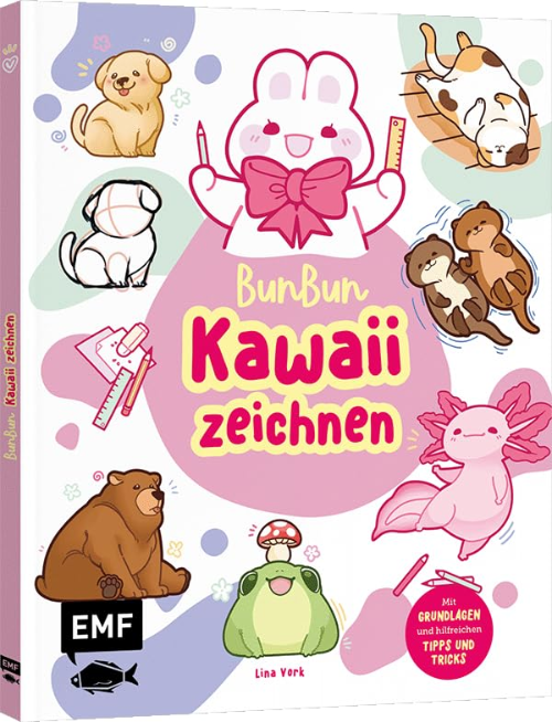 BunBun Kawaii zeichnen Buch Cover Vorschau
