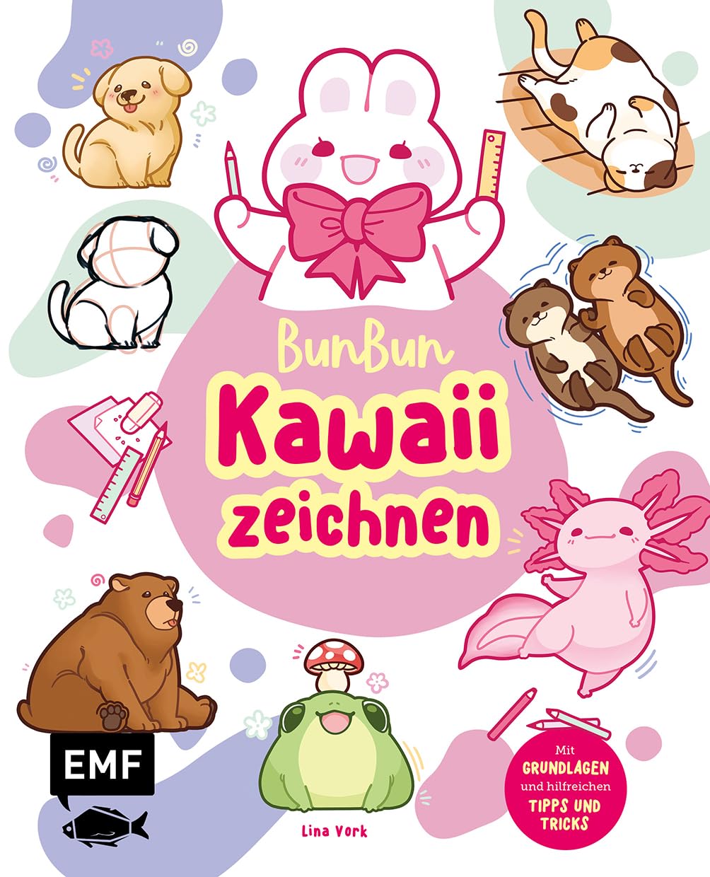 Zeichenbuch Vorschau – Cover "BunBun Kawaii zeichnen"