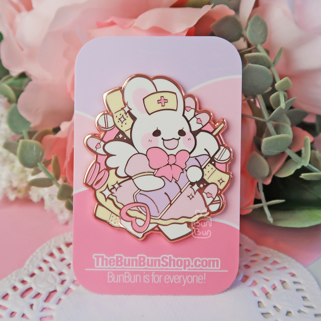 Nurse Bun - Buns with Jobs | Enamel Pin