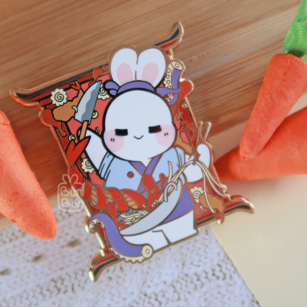 Chefkoch Bun - Buns mit Jobs | Enamel Pin