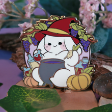 Load image into Gallery viewer, Witch Bun - Buns with Jobs | Enamel Pin
