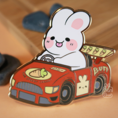 Rennfahrer Bun - Buns mit Jobs | Enamel Pin