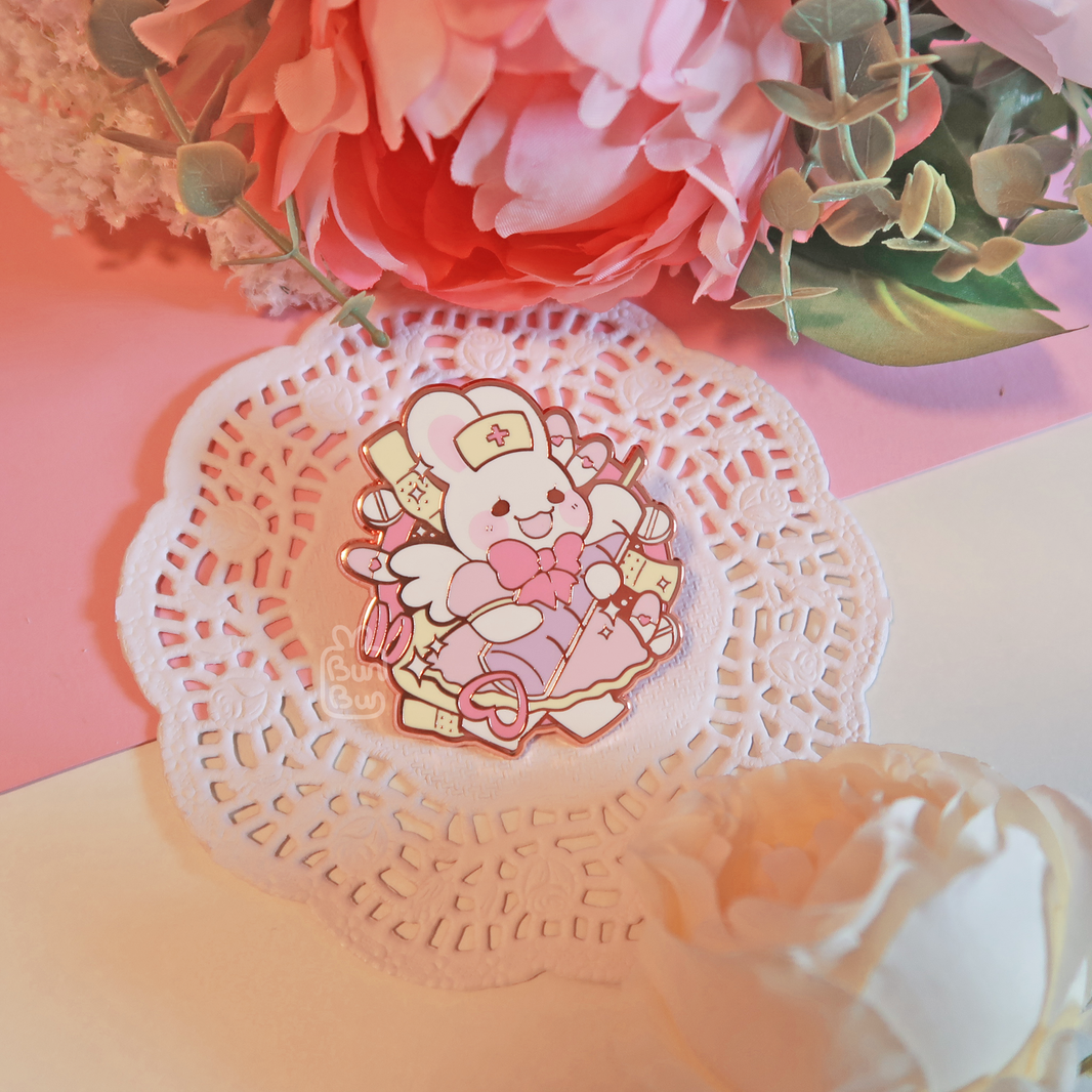Nurse Bun - Buns with Jobs | Enamel Pin