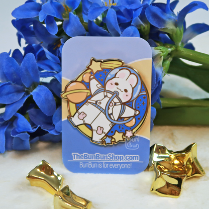 Astronauten Bun – Buns mit Jobs | Enamel Pin