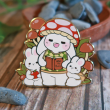 Load image into Gallery viewer, Teacher Bun - Buns with Jobs | Enamel Pin
