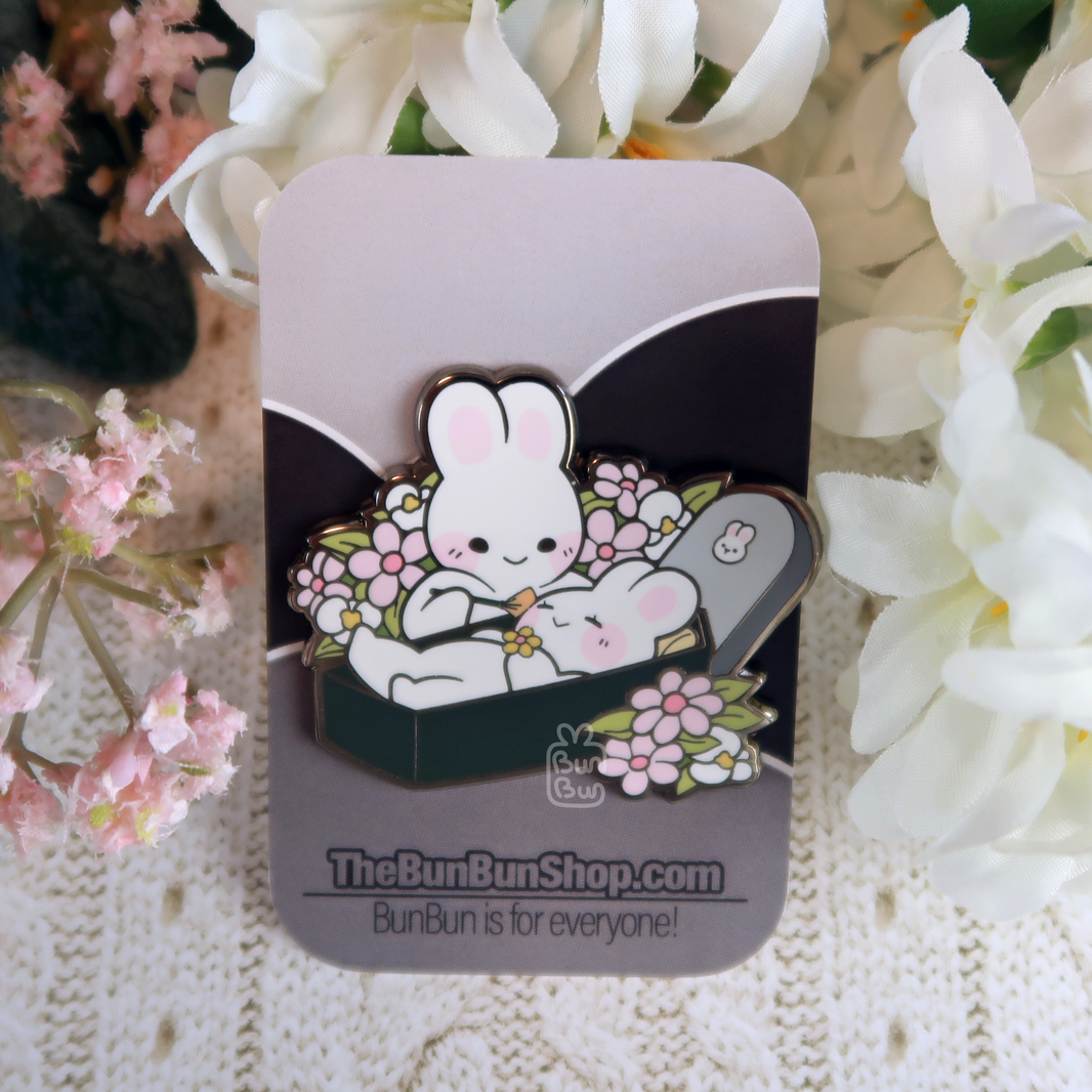 Mortician Bun - Buns with Jobs | Enamel Pin